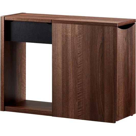 Asahi Wood Processing Sofa Side Storage Roof Deft Width 23.2 x Depth 70 x Height 51.6cm Brown Approximately 46 comics with accessory storage RDS-5020ST-DB