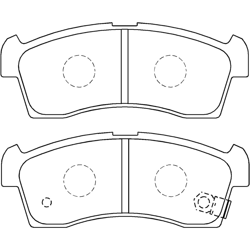 HITACHI TOKICO STOPAL Brake Pad for Suzuki MR Wagon Alto Alto Van etc. Nissan NT100 Clipper Moco Mazda Carol Scrum etc. Mitsubishi Minicab Front xs742m XS742M