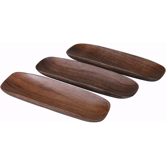 Walnut towel holder set of 3