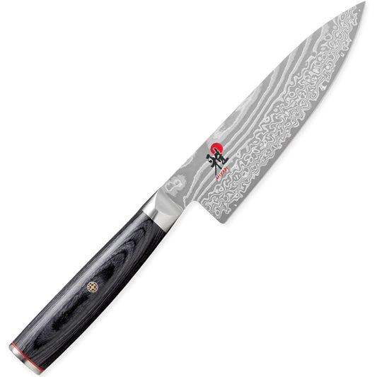 MIYABI "5000FC-D Gyuto 160mm Made in Japan" Damascus Chef Knife Medium Sword Kitchen Knife Multilayer Steel Stainless Steel Made in Seki City, Gifu Prefecture [Authorized Japanese Product] 34681-161