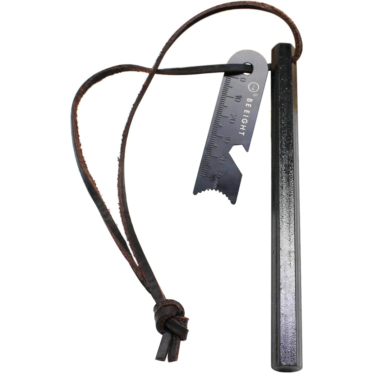 BE8 Fire Starter Hexagonal Magnesium Fire Starter Ignition Flint 127mm