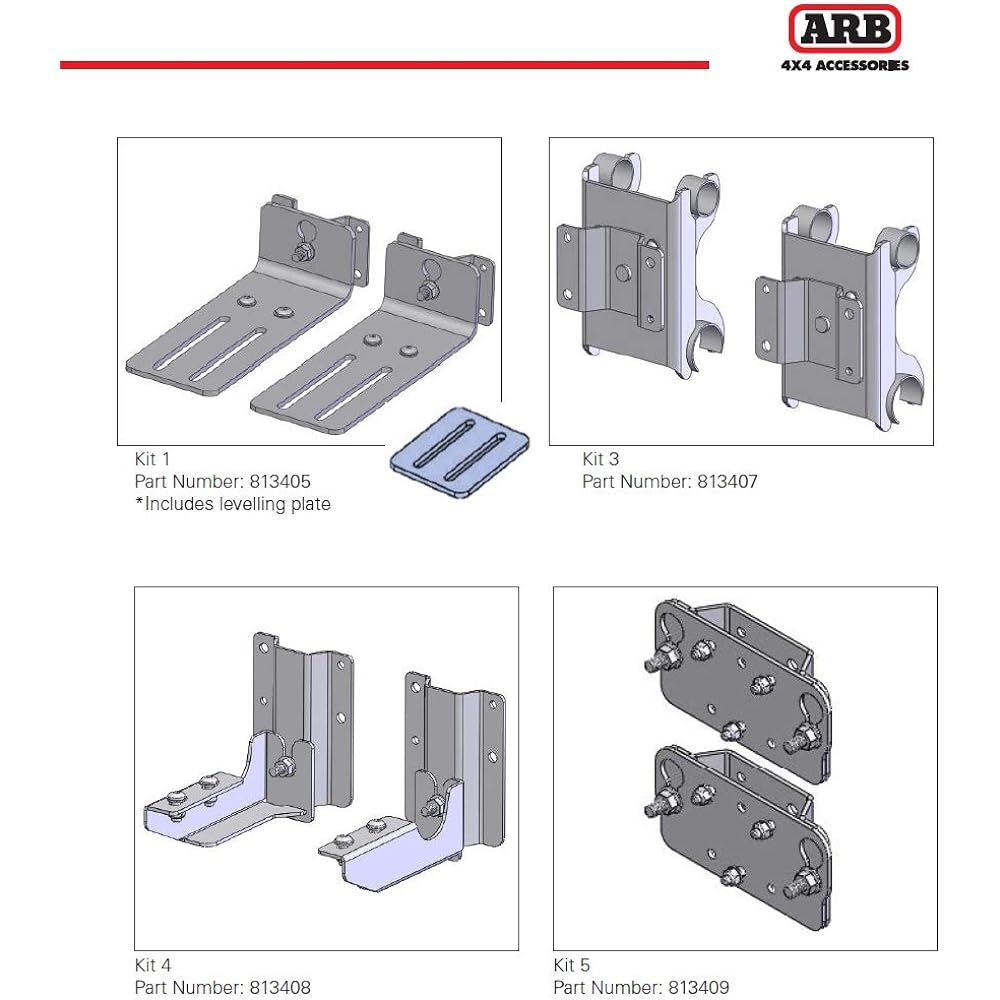 ARB Awning Bracket Quick Release Skit 4 ARB Awning All models compatible 813408