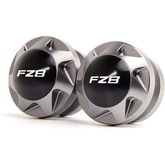 Motorcycle Swing Arm Bobbin Spool 6mm Swing Arm Spool Slider FZ8 Aluminum Rear Swing Arm Motorcycle Stand Screw Slider For Yamaha FZ8 FZ 8 2011-2012 (Color: Gray)