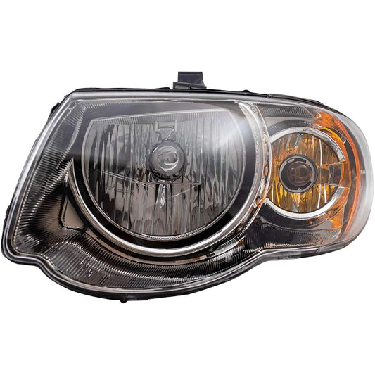 Halogen Headlight Head Ramp Driver Replacement 05-07 Chrysler Town & Country Ban 119 inch Wheel Base 4857991AD