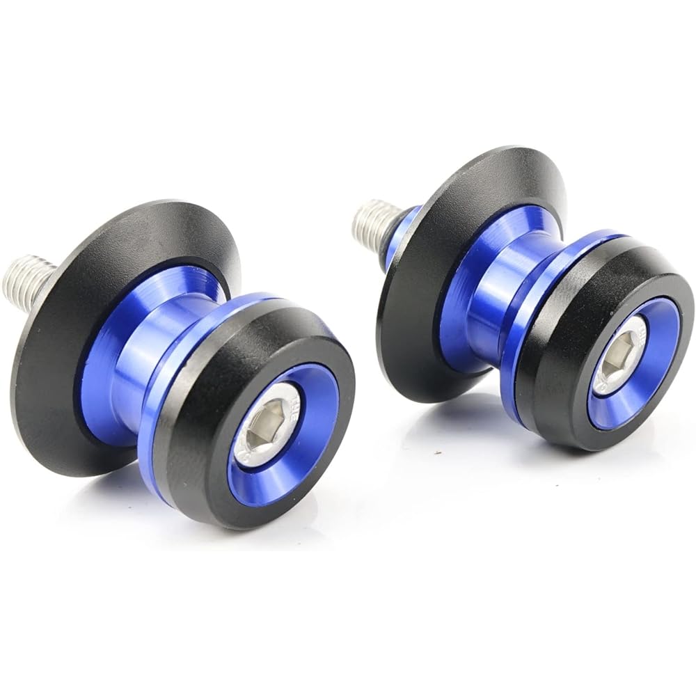 Motorcycle Swing Arm Bobbin Spool Motorcycle 6MM Swing Arm Spool Slider Swing Arm Spool Slider For Ya-ma-ha YZF-R7 R7 / Niken GT/XSR 900 / Tracer 900 GT (Color: Blue)