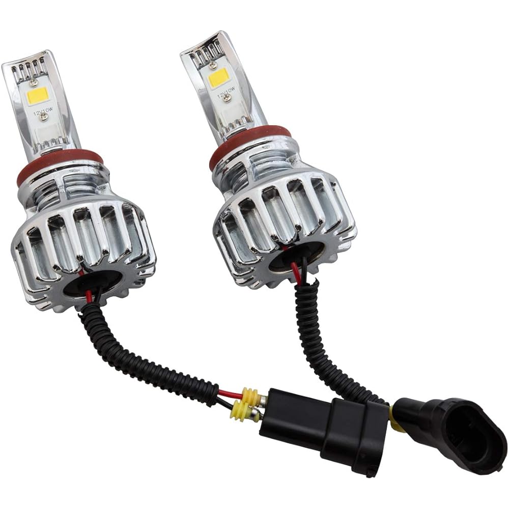 POLARG Nissei Industries LED Headlamp Fog Lamp H8 H11 H16 6700K 2500lm 12V 10W White Made in Japan P2192W J-203