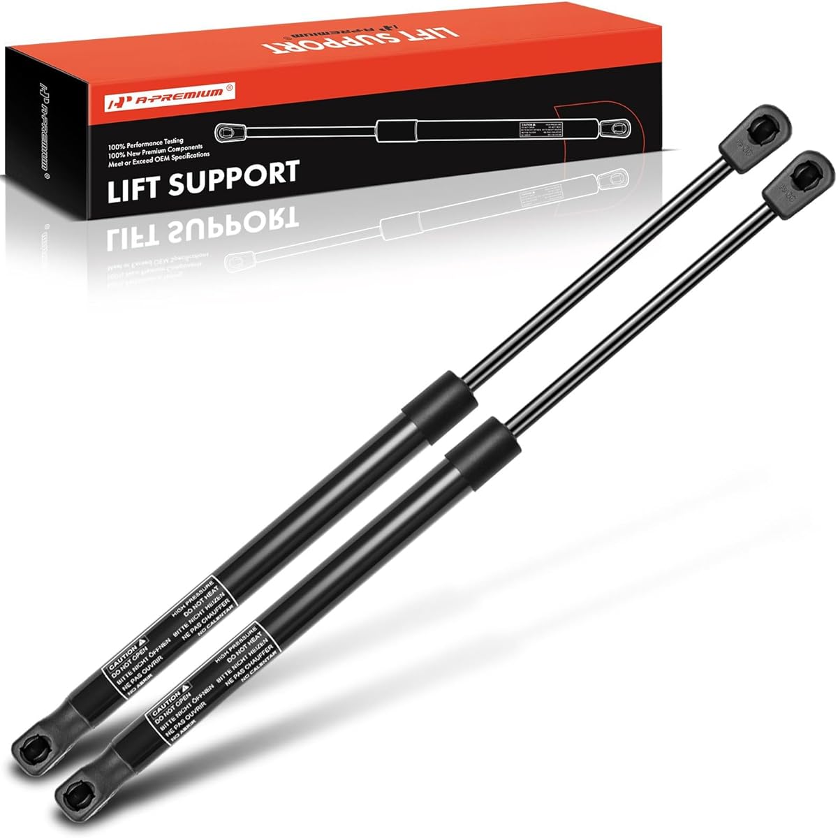 A-Premium Tailgate Rear Trunk Lift Supports Shock Struts for Jaguar Jaguar Vanden Plas XJ12 XJ8 XJR 1995-2003 Sedan 2-PC Set