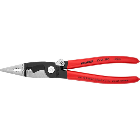 KNIPEX 1391-200 Electro pliers with open spring (SB)