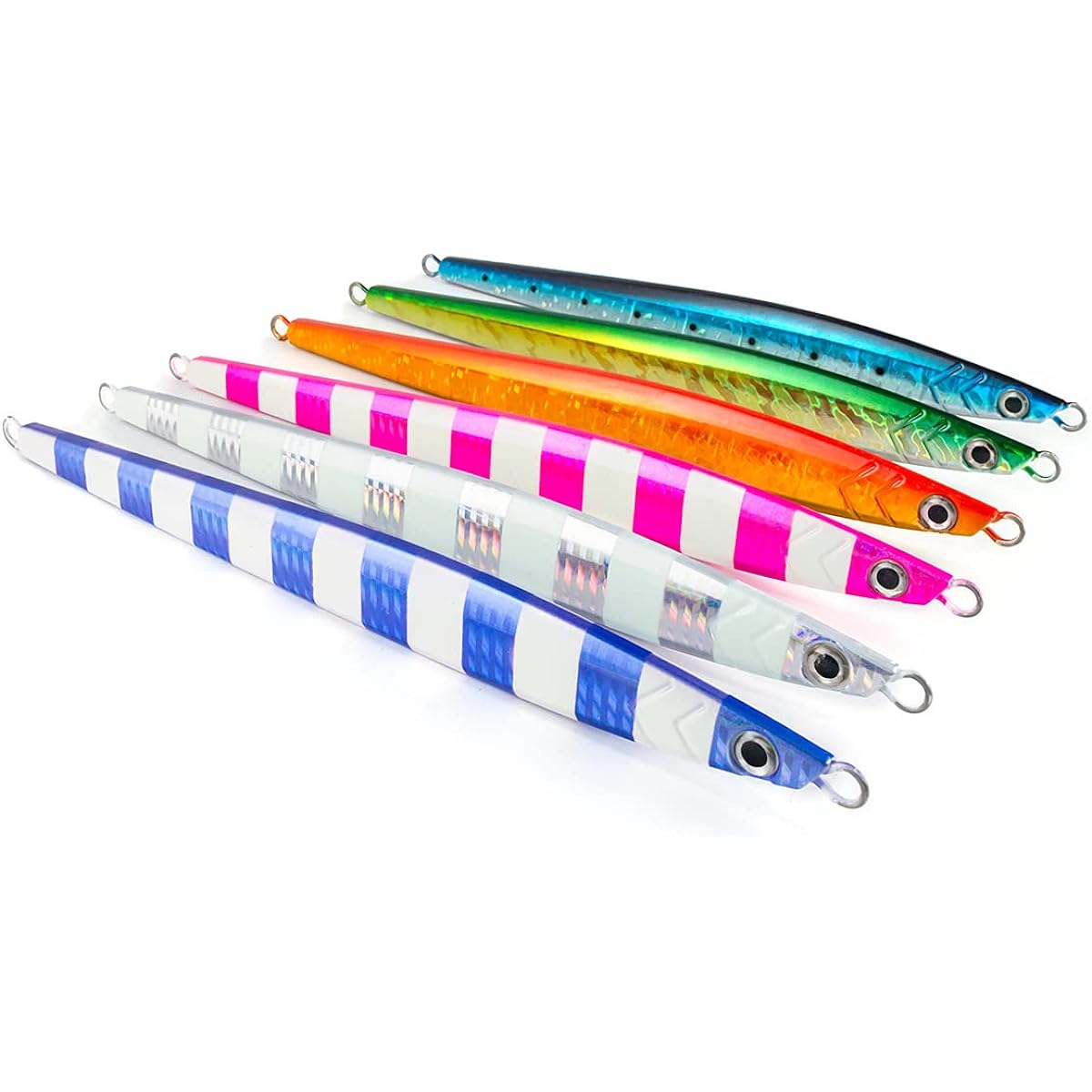 [Orld fishing gear] Heavy slow jig (long) multicolor set qb100160S