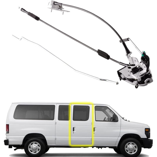 UNIKPAS Latcher Sembrecable with Rod Ford E150 E250 E350 RH side hinged door replacement latch