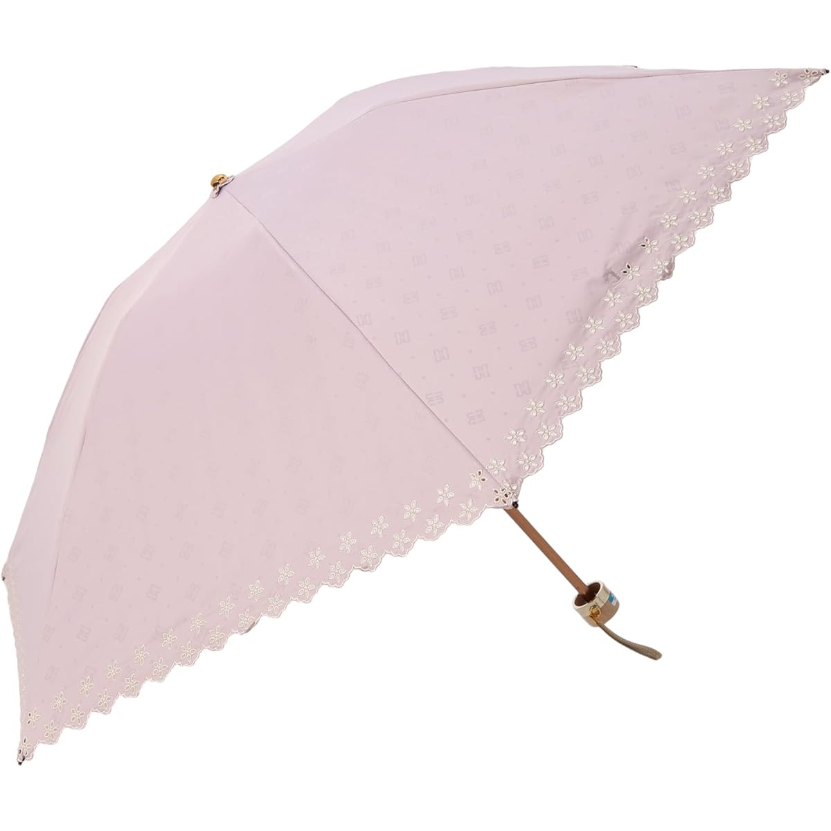 Moonbat [Dax] Parasol Folding Umbrella Light Blocking UV Protection For Both Sunny and Rainy Days Jacquard 22-125-11707-02