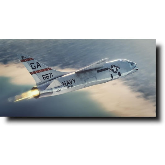 Sword 1/72 American F8U-1P/RF-8A Crusader Cuba Plastic Model SWD72149