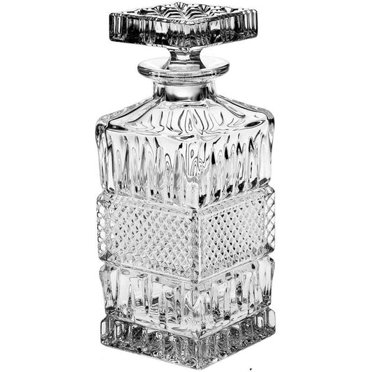 Bohemian glass crystal decanter "Brittany"