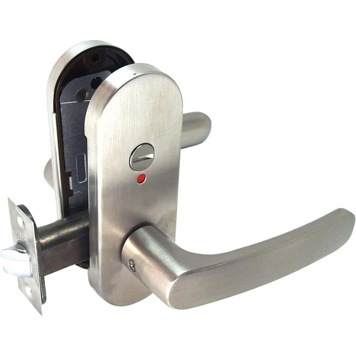 Kawaguchi Giken Door Lever Indoor Lock AL Series Boxed Nickel AL-33-4K13-N