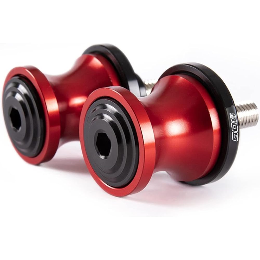 Swing Arm Spool Stand Screw Slider For Ka-wa-sa-ki Z900 Z800 Z 900 Z650 Z 650 Z 1000R Z1000SX Motorcycle Swing Arm Spool Slider Rear Bracket (Color: Red)
