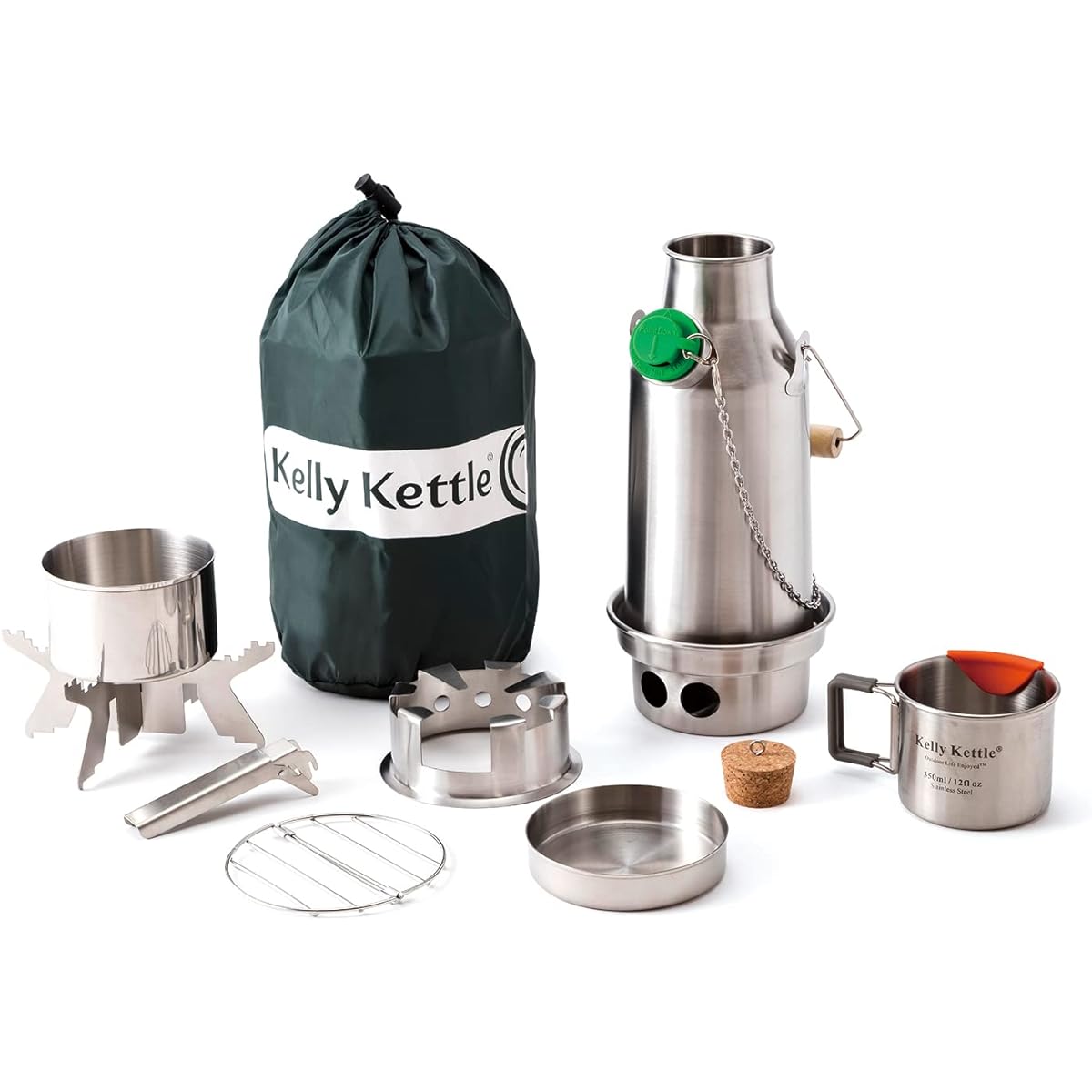 Kelly Kettle Trekker Kit 0.6L Stainless Steel