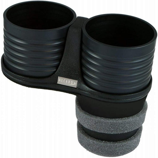 ALCABO Multi-Pocket Series "Black Cup Holder (Model Number: AL-B110B)" ■BMW/FIAT/MASERATI/JAGUAR/Mercedes-Benz/MINI/PEUGEOT/RENAULT/VW/Smart AL-B110B