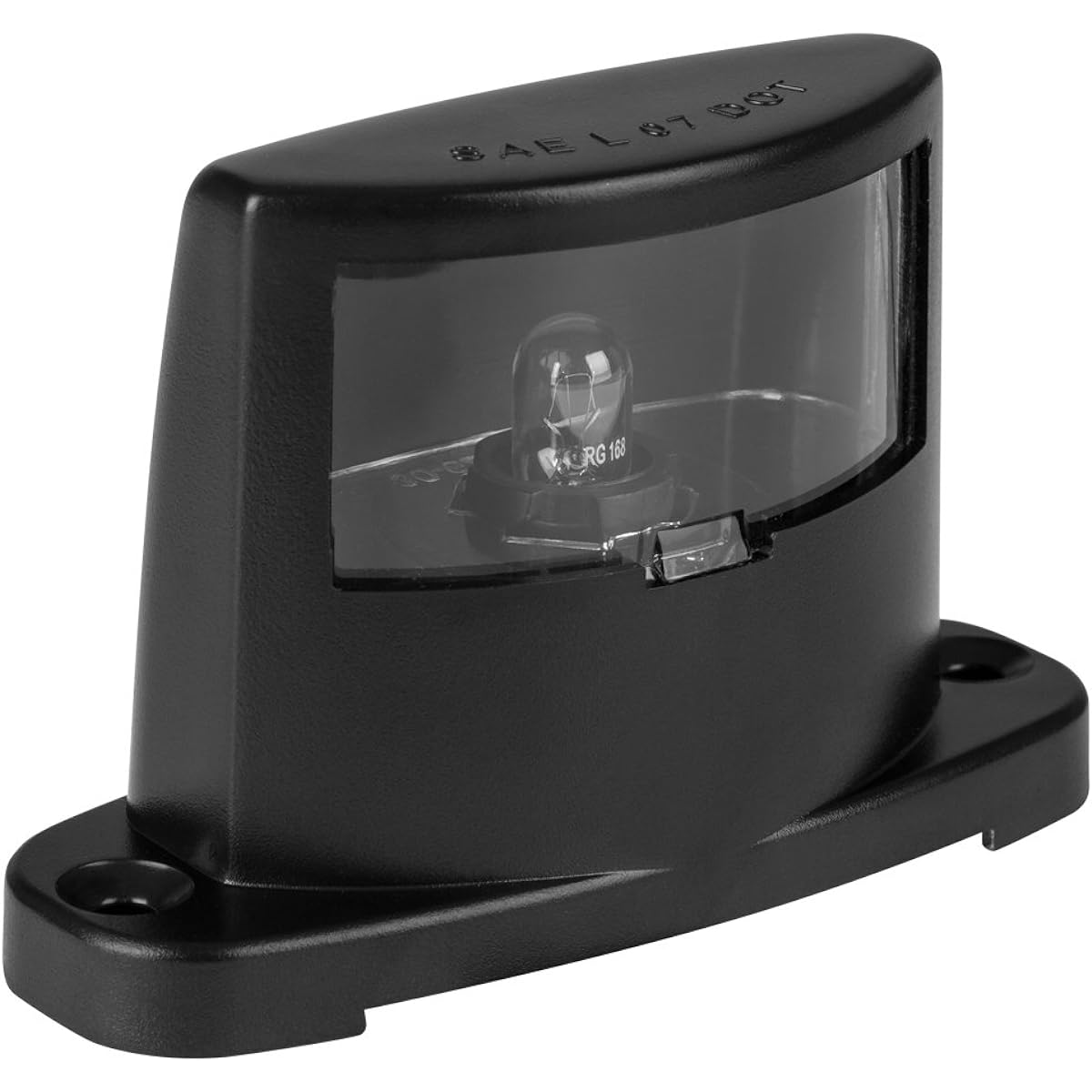 License Plate Lamp - ABS Body Construction (Black)