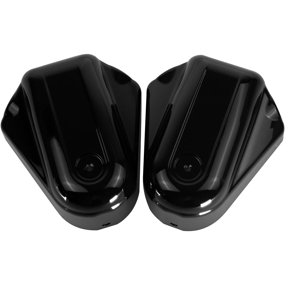 Hcmotors Axle Nut Cover Cap HARLEY SOFTAIL SLS DELUXE FLSTN FXSTB 2008-2017 Black