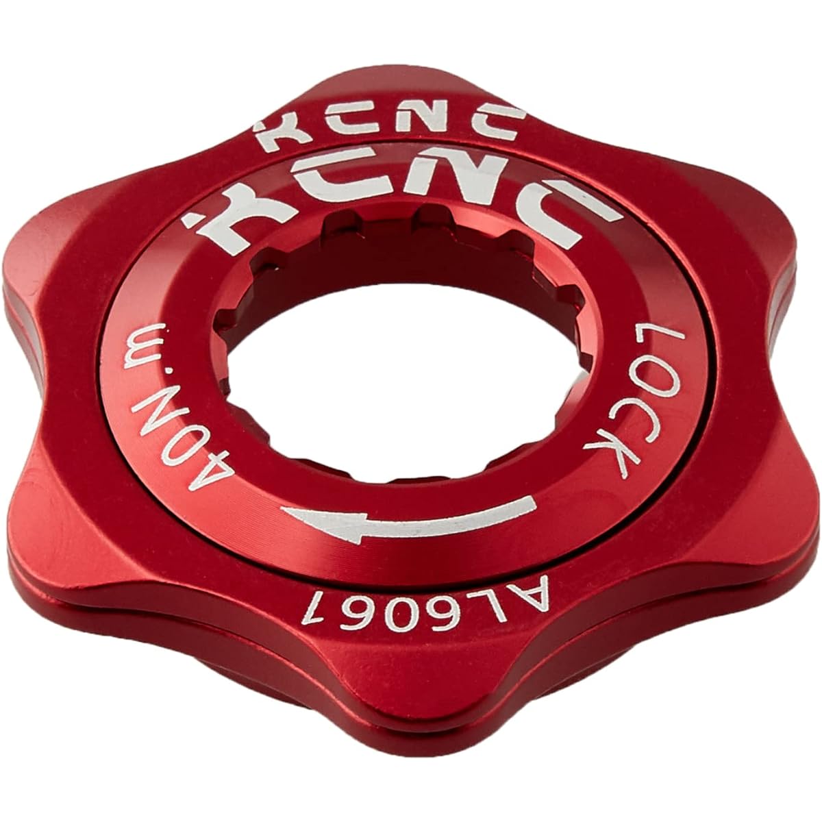 KCNC Lightweight Center Lock Adapter Compatible with 12mm Thru Axle