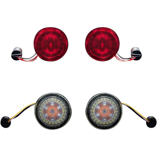 Custom Dynamics ProBEAM BCM Compliant Turn Signal Conversion Kit (1157 Rear, 1157 Front) for Harley-Davidson