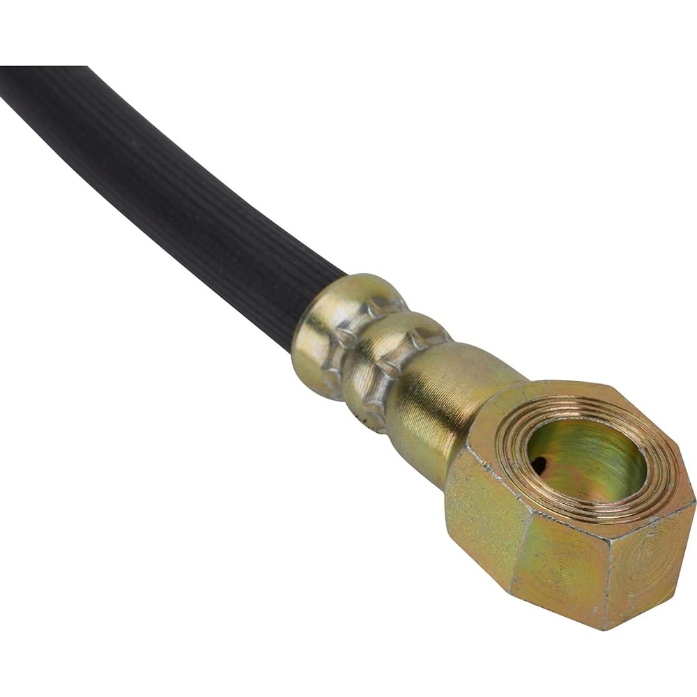 SPEEDWAY MOTORS Rubber Brake Line Horse Set 7/16 Inch -20 For Caliper