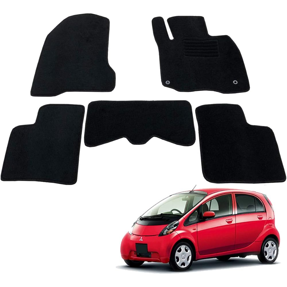 Fenice Car Mat Floor Mat Domestic Production (Mitsubishi Eye HA1W) Black Non-Slip Shape Resistant to Slip Car Mat (Car Parts Specialty Store)