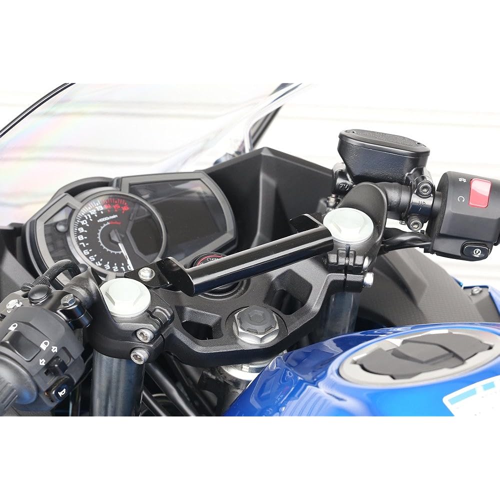 Kijima Motorcycle Bike Parts Handle Mount Stay (for Smartphone Holder) Black NINJA250 NINJA400 2018~ KAWASAKI 204-0642