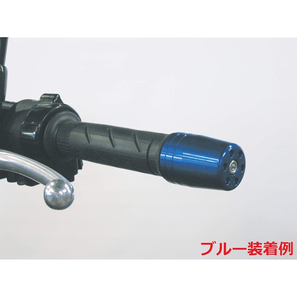 POSH Handlebar End Ultra Heavy Bar End Honda/Suzuki Genuine Handle M6 Type CB1300SF/SB | GSX1300R Hayabusa etc. Black Chrome 031979-66