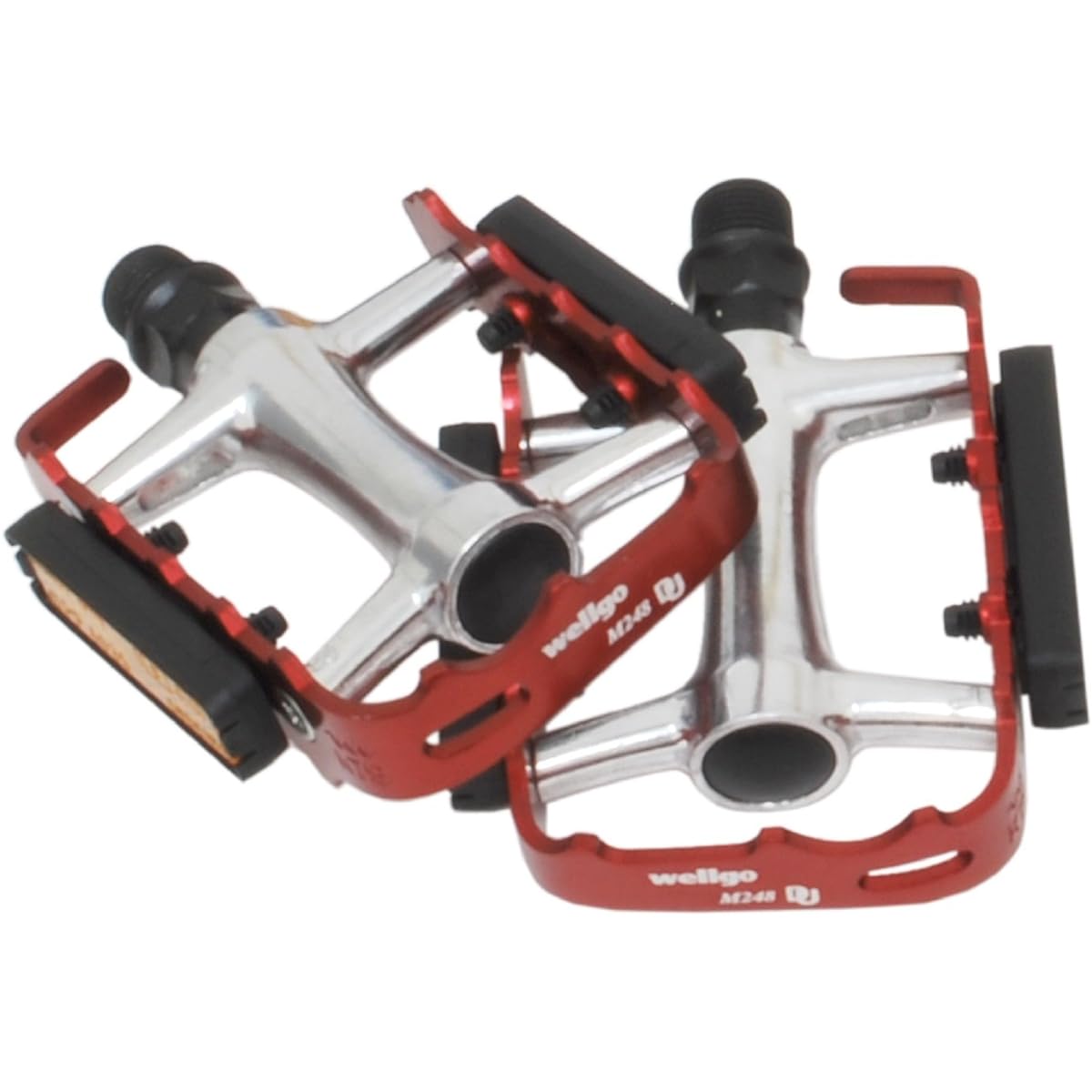 WELLGO Aluminum Cage Pedal Red M248DU Red