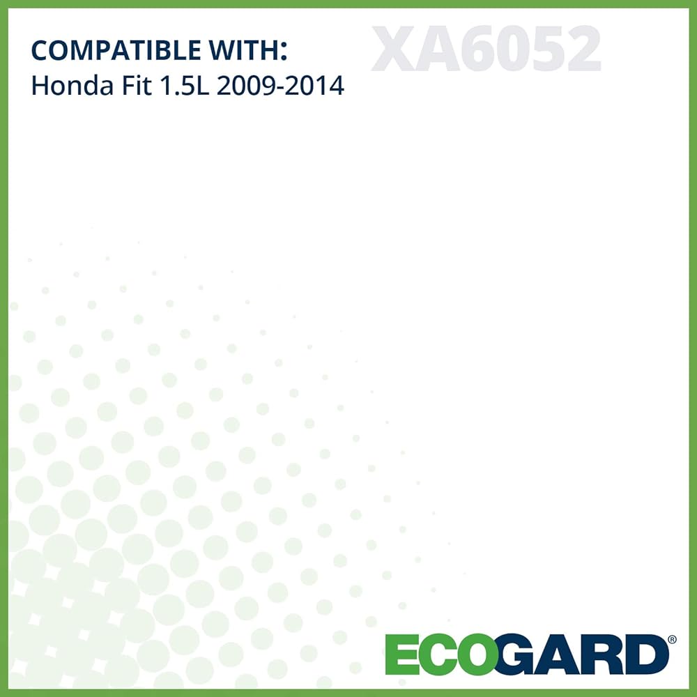 ECOGARD XA6052 Premium Engine Air Filter Honda Fit 1.5L 2009-2014