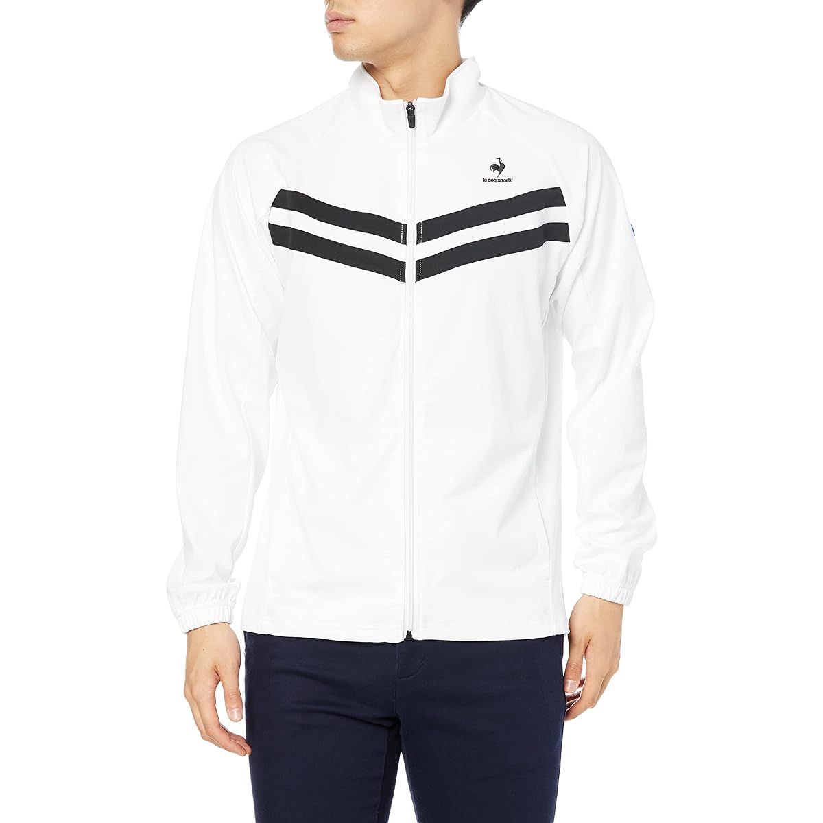 [Le Coq Sportif] 22 Fall/Winter Model Golf Cut and Sew Windproof Knit Full Zip Sweat Absorbent Quick Drying Stretch Midler Men's