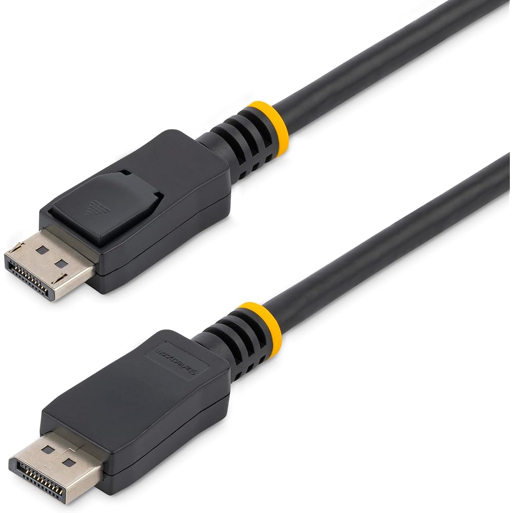 StarTech.com DisplayPort Cable / 7m / HDCP & DPCP Compatible / 2560 x 1440p / DP Connector with Latch / Male to Male / DisplayPort Monitor Cable DISPL7M