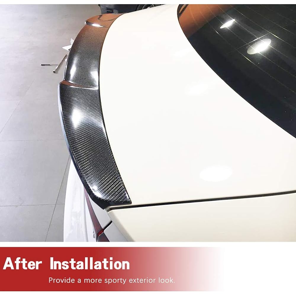 jcsportline For Audi A3 S3 Sedan 2013 – 2017 Rear Spoiler Rear Wing Trunk Spoiler aero Parts Fit a3s3