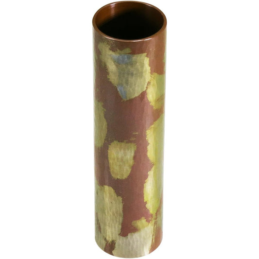 Shimakurado Flower Vase Straight Compound Gold Small