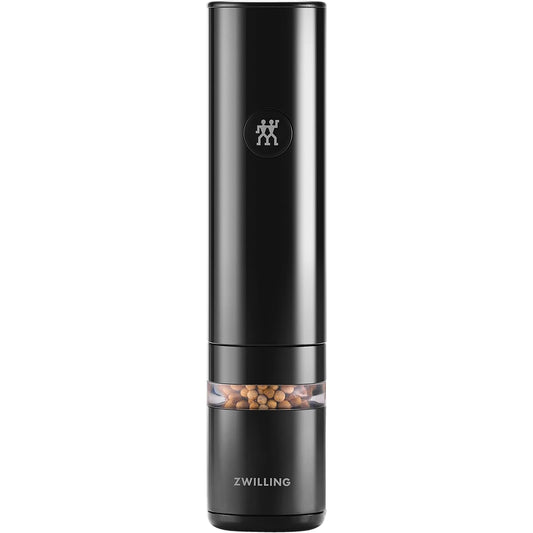 ZWILLING "Enfinigy Electric Mill Black" Salt Pepper Mill Rechargeable Coarseness Adjustable [Authorized Japanese Product] Enfinigy 53103-701