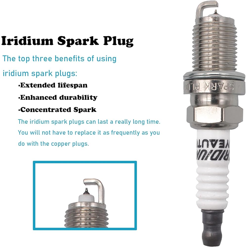 OYEAUTO Iridium Spark Plug 4 7090 BKR5EGP replacement