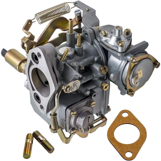 MAXPEEDINGRODS 30/31 PICT-3 Carburetor for VW BEETLE SUPER BEETLE 1975-1982, 113129029A Characterized Uketsu Redeolar Automatic Choke Single Port Manic Hold