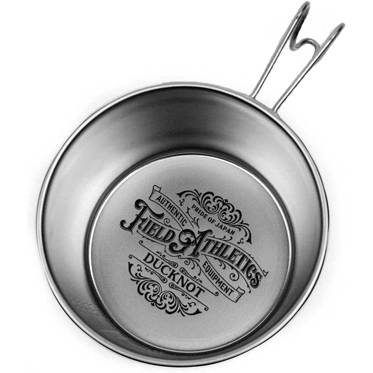 DUCKNOT Sierra Cup Sierra Cup Stainless Steel Open Fire with Scale Deep Type Shallow Type Made in Japan Tsubame Sanjo (FA Logo/600ml)