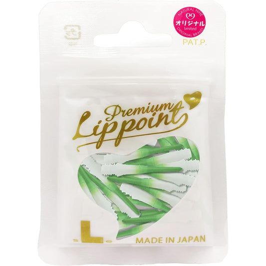 LSTYLE Dart Tips: Premium Lip Points - Soft Tip Dart Points - 2BA Thread - 2 Tone Forest Green