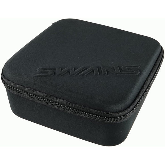 SWANS sunglasses case zipper type for sunglasses semi-hard type with carabiner