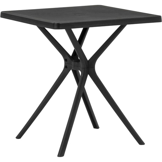 Takasho Square Table Bosco Polypropylene Square Table Contract Quality [MPF-02TCG] Garden Table Garden Chair Commercial/Public Facilities