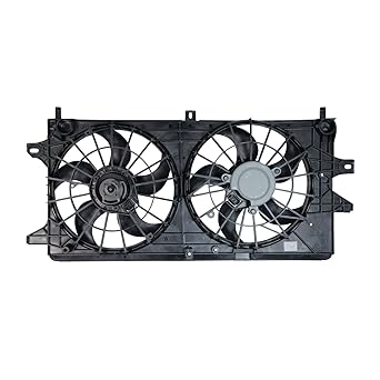 TYC 621360 Chevrolet replacement radiator/condenser cooling fan alignment