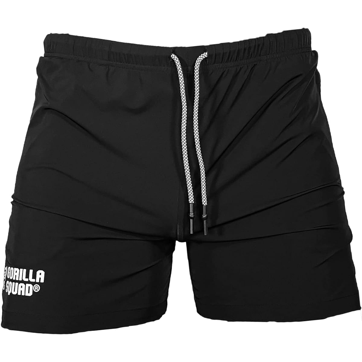GORILLA SQUAD Quick Dry Stretch Gym Shorts Men's Training Shorts Stretch Material Sports Gym Wear Fitness with Pocket