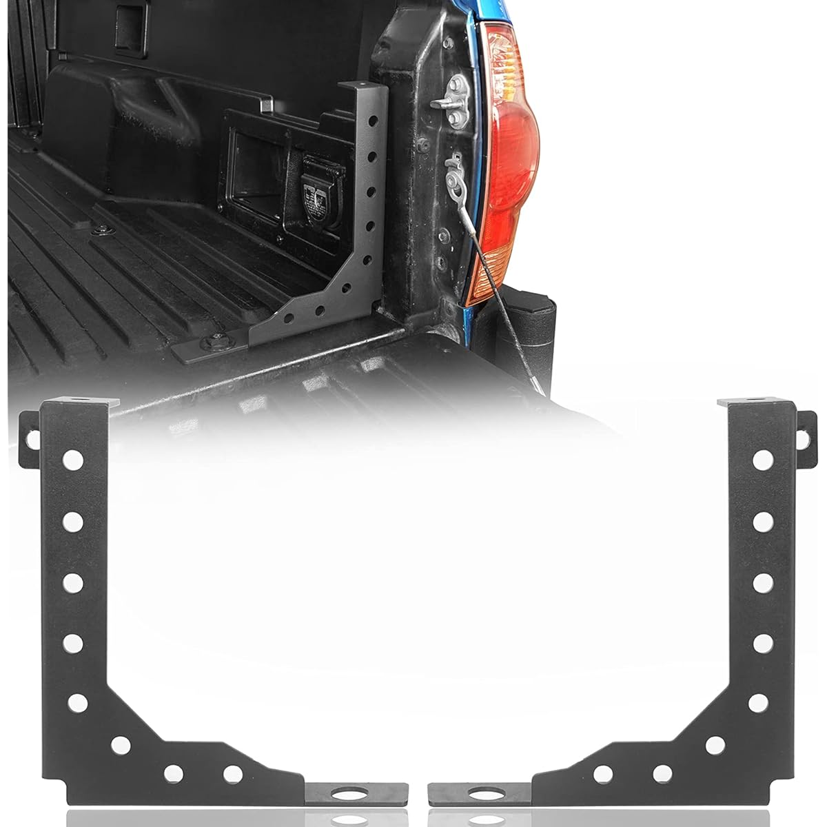 HOKE ROAD Tacoma Bed Channel Stiffner Support Bracket Toyota Takoma 05-23 2nd/3rd generation pickup truck -Pair