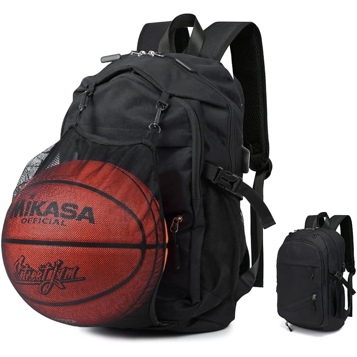 (SOWAKA) Basketball Bag Backpack Basketball Case Basketball Bag Bag Ball Case Ball Bag Bicycle Helmet Case Commuting to School Students