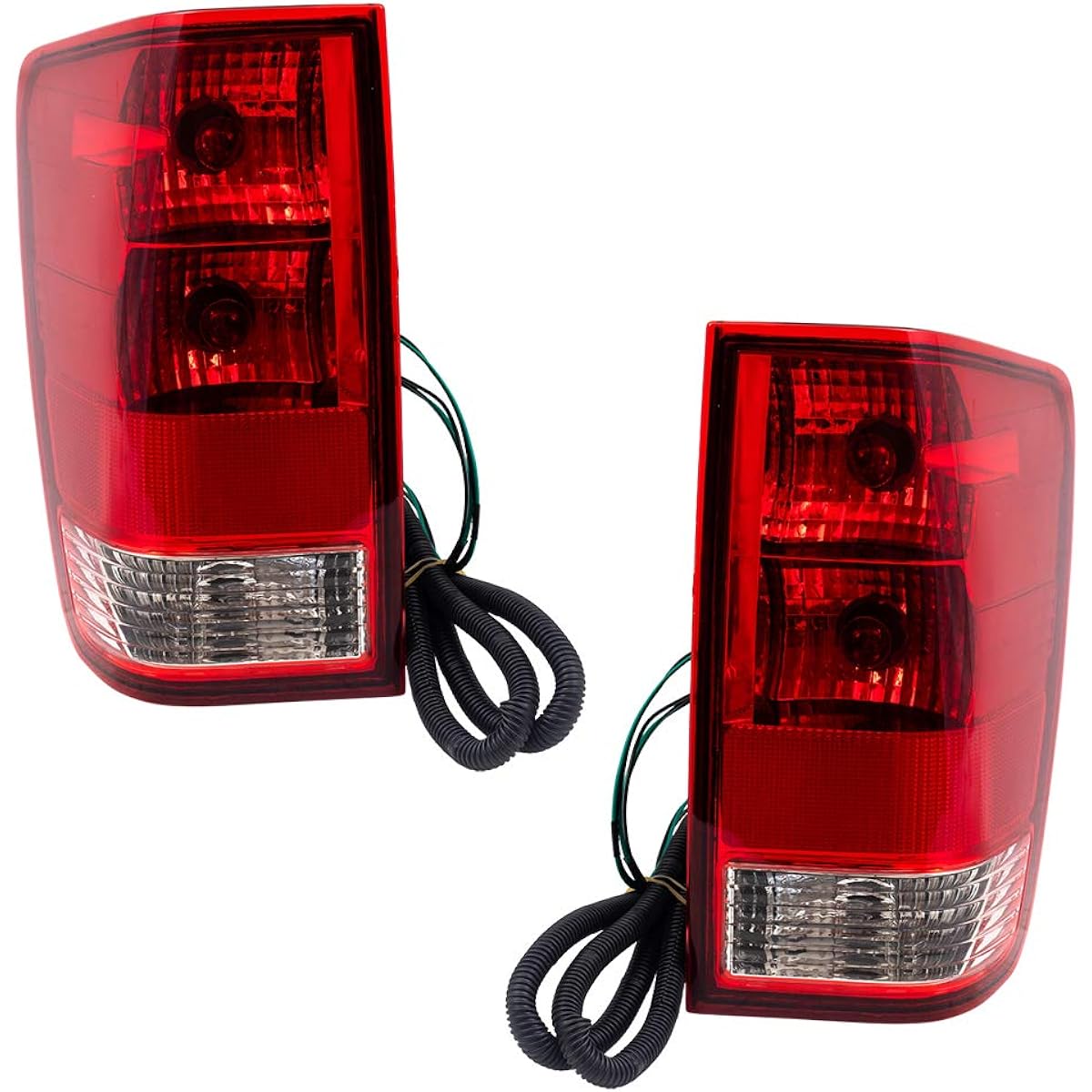 Compatible with BROCK replacement driver and tail lamp for passenger seats 2004-2015 TITAN Pickup Truck 265557S227 26550ZH225
