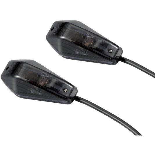 POSH Motorcycle Supplies Aero Stream Turn Signal 12V15W Smoke Lens 090023