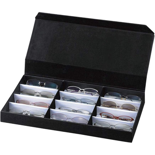 Pearl storage case black Size: W48 x D22 x H5.5cm, inner dimensions (1 piece)/W15.5 x D5 x H4.5cm