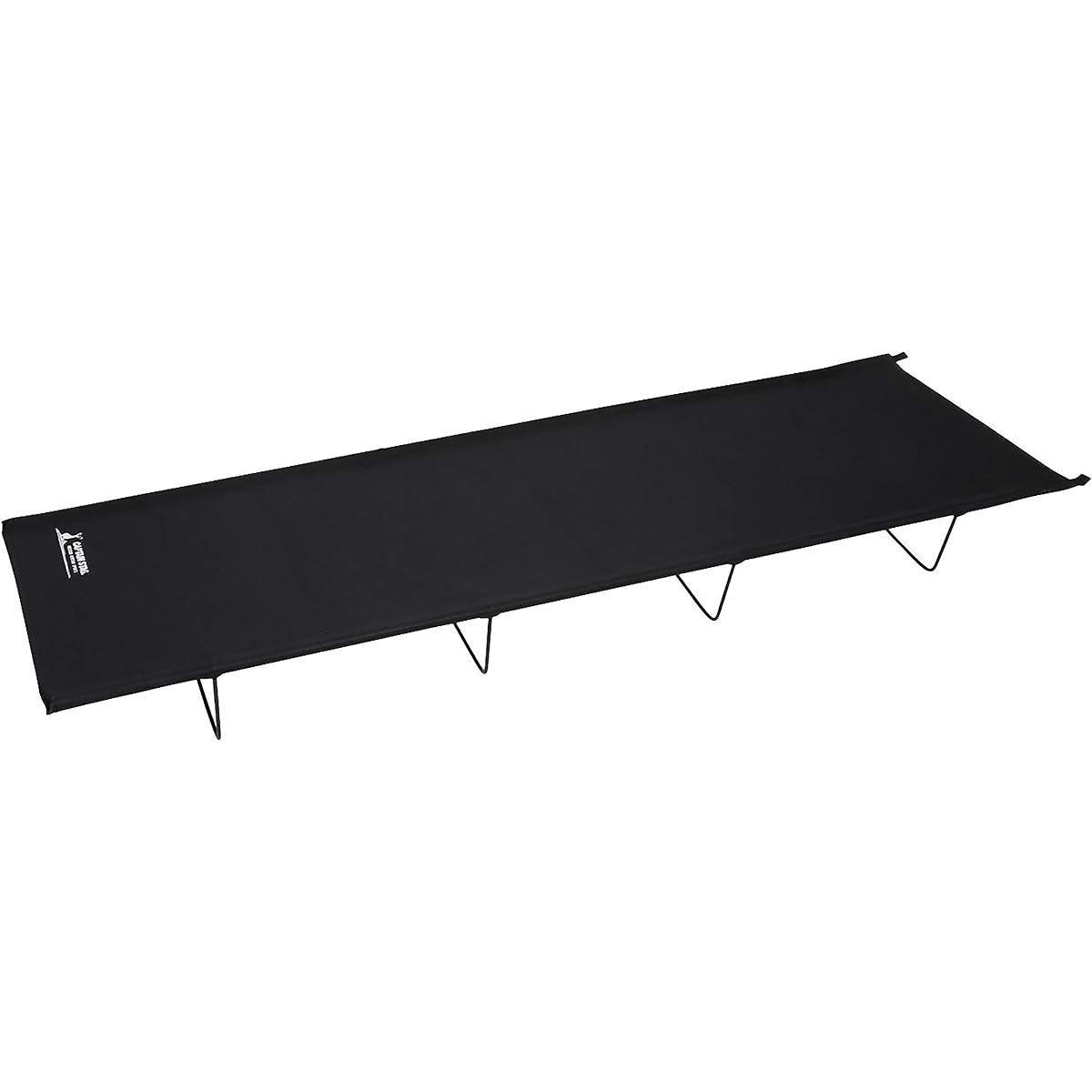 CAPTAIN STAG Outdoor Bed Bed Cot Low Style Compact Bed with Storage Bag [Black/Khaki] UB-2005/UB-2008